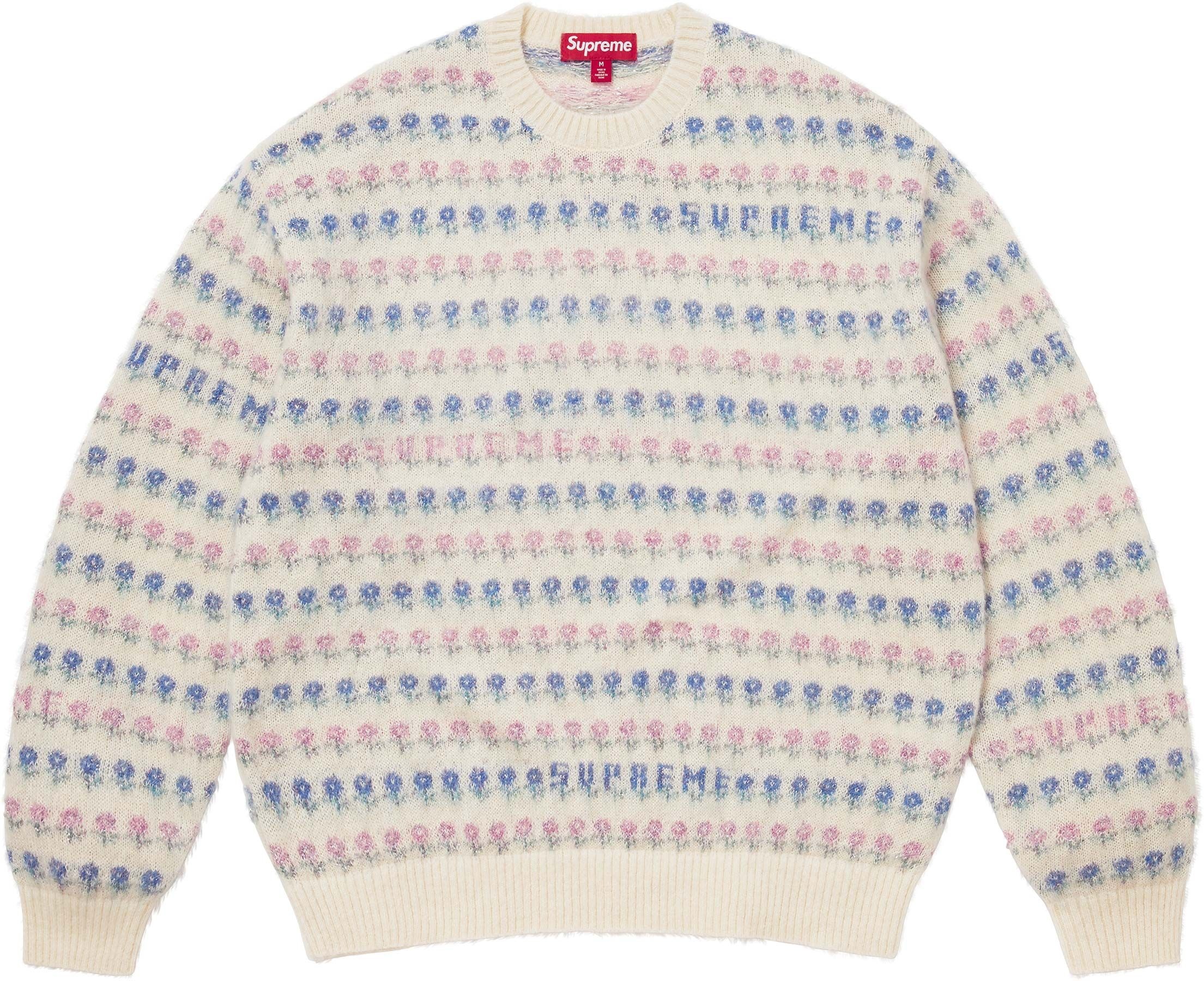 Flowers Metallic Sweater view 3